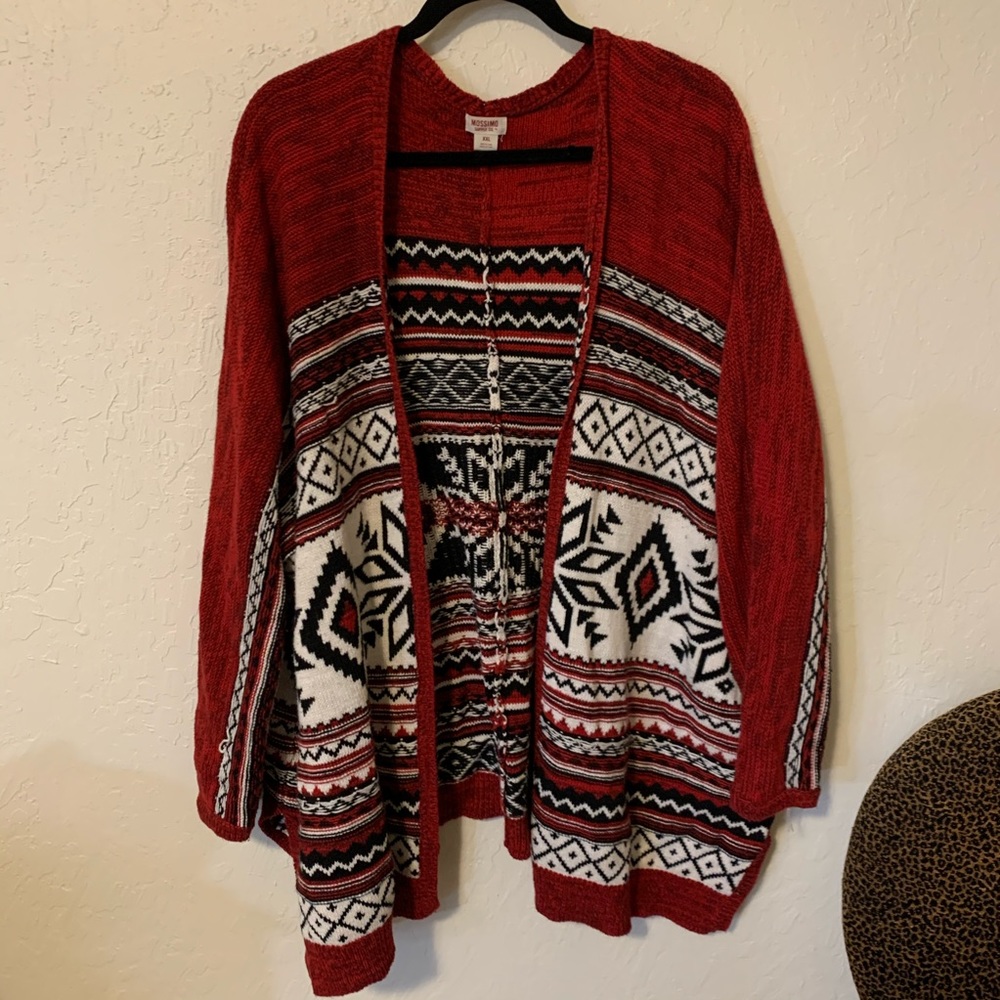 Warm open front Sweater